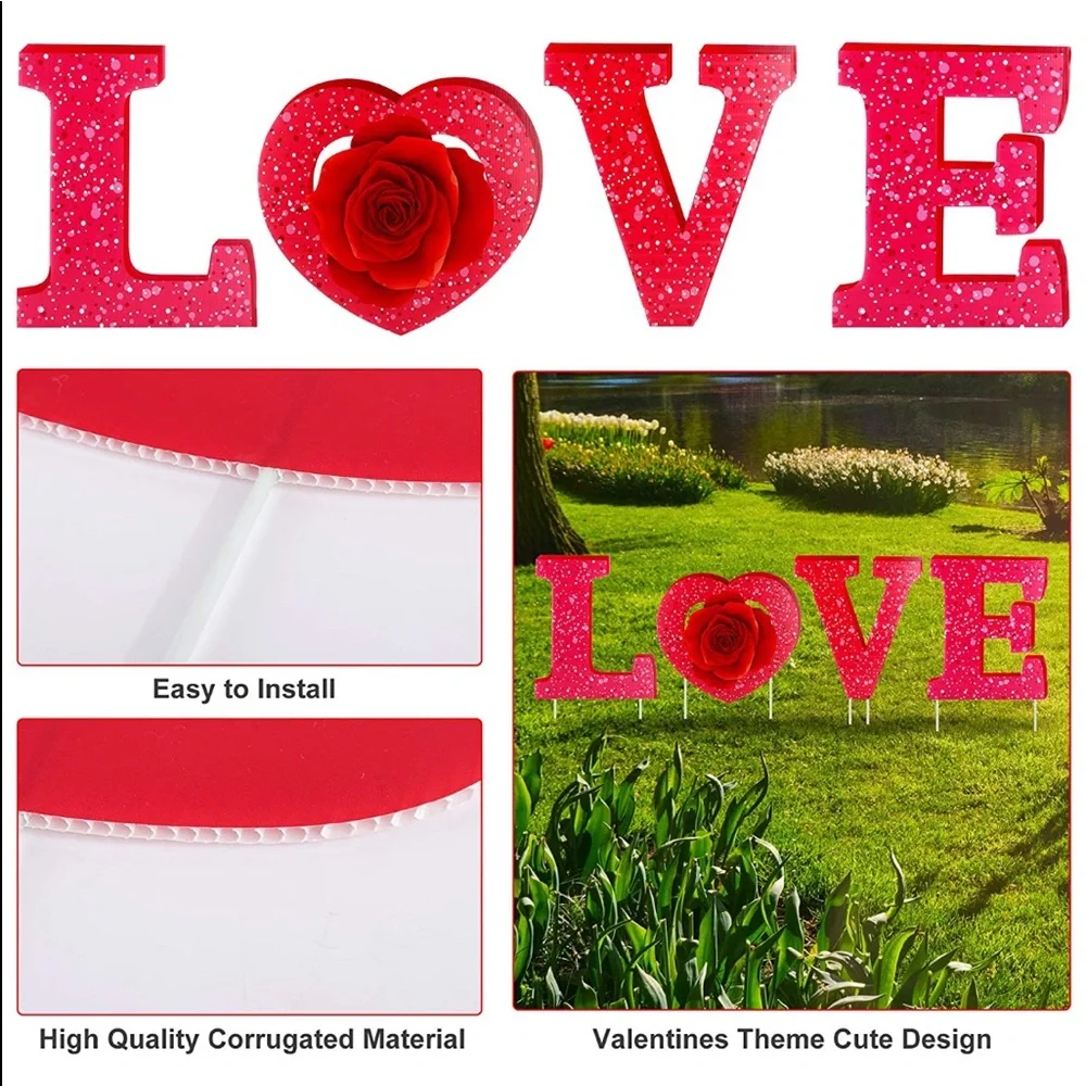 NEW•Love Large Corrugated Signage Letters